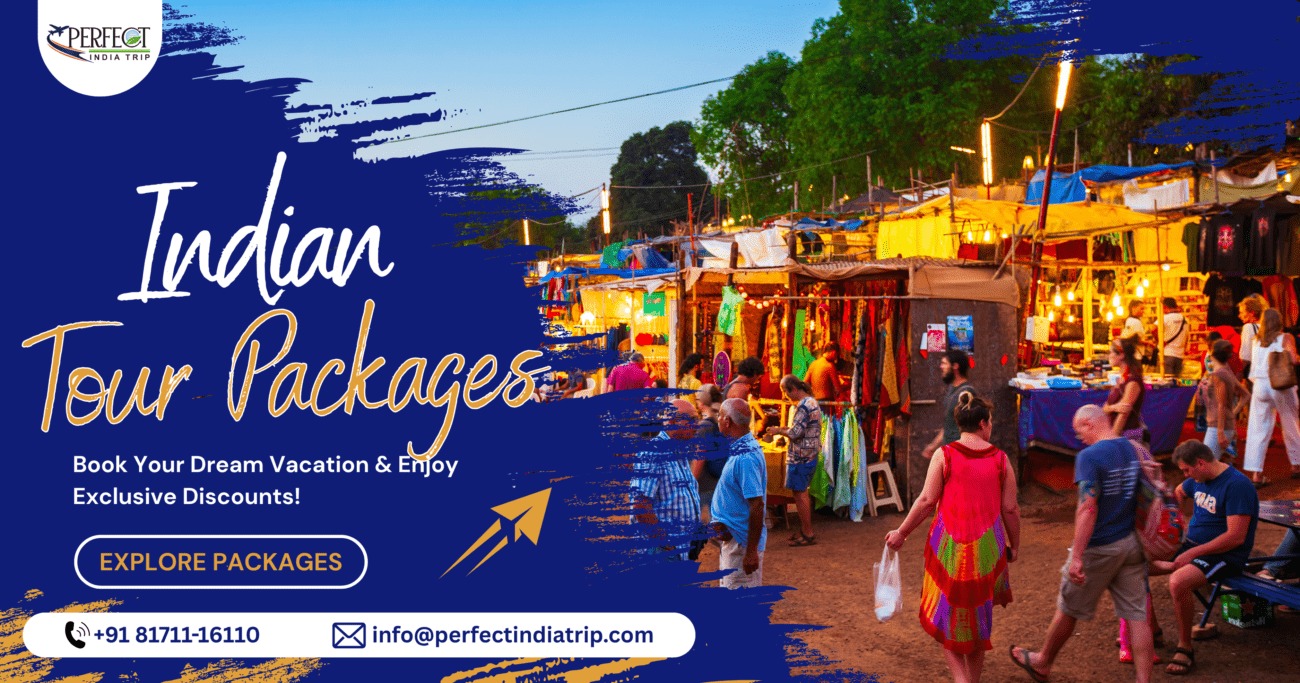 Customized India tour packages showcasing vibrant local markets and cultural experiences in India